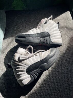 Jordan Kids White and Black Sneakers